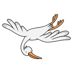 bird goose flying