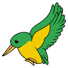 illustration of a cartoon bird