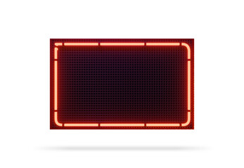 Elemento 3D, placa luminosa texturizada para designer gráfico 