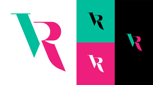 IR Monogram Letter Business Company Brand Logo Design