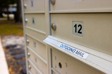Outgoing mail box