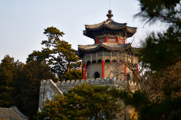 a traditional Chinese ancient building, Beijing, China