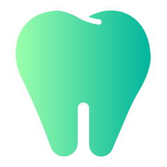 teeth gradient icon