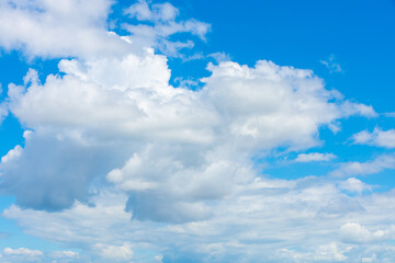 Naklejka na ściany i meble blue sky with beautiful clouds.
