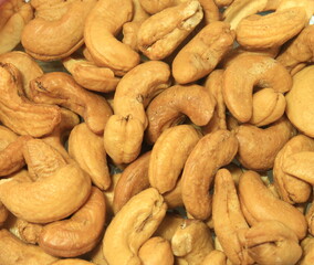 Cashew nuts for background