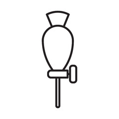 separating funnel line icon