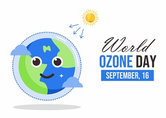 World ozone day illustration 