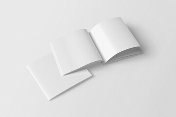 Square magazine mockup