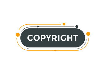 Copyright text symbol. copyright text web template Vector Illustration. 

