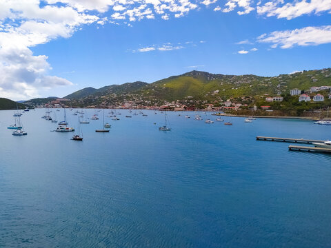 St. Thomas, USVI. Heavensight cruise ship dock in Charlotte Amelie.