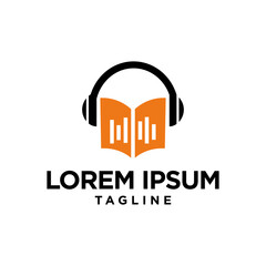 Book audio vector design illustratio 