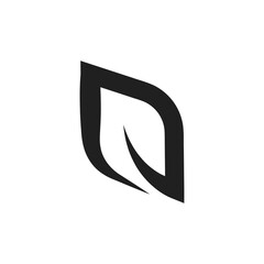 leaf logo vector design illustration

