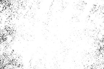 Vector grunge abstract texture black and white background.