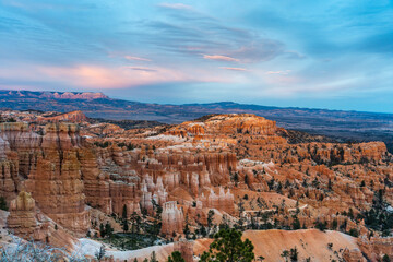 Sunset at Bryce Canyon National Park, Utah