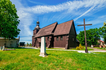 St. Margaret's Church in Graboszewo, Greater Poland Voivodeship.