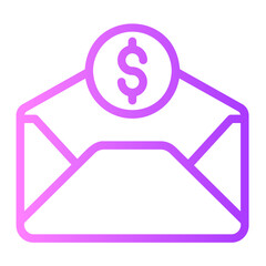 email gradient icon