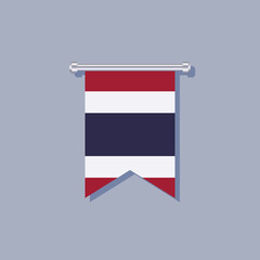 Illustration of Thailand flag Template