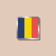 Illustration of Romania flag Template