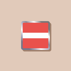 Illustration of Latvia flag Template