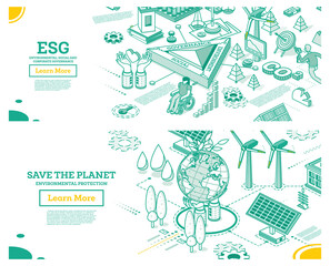 ESG Concept of Environmental, Social and Governance. CO2. Carbon Emissions Reduction.