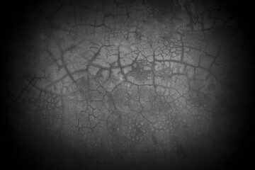 Old wall texture cement dark black gray  background abstract grey color design are light with white gradient background.