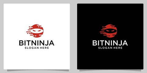 NINJA ICONIC LOGO DESIGN © scrollstudio