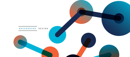 Network concept abstract background. Dots connection. Big data idea. Business template for wallpaper, banner, background or landing