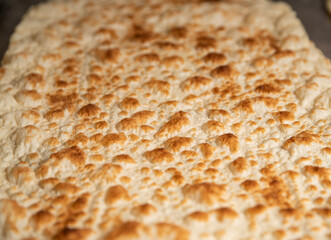 Lavash - delicious hearty healthy unleavened Armenian flatbread. close-up