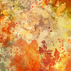 Abstract autumn background. Bright scrapbook paper