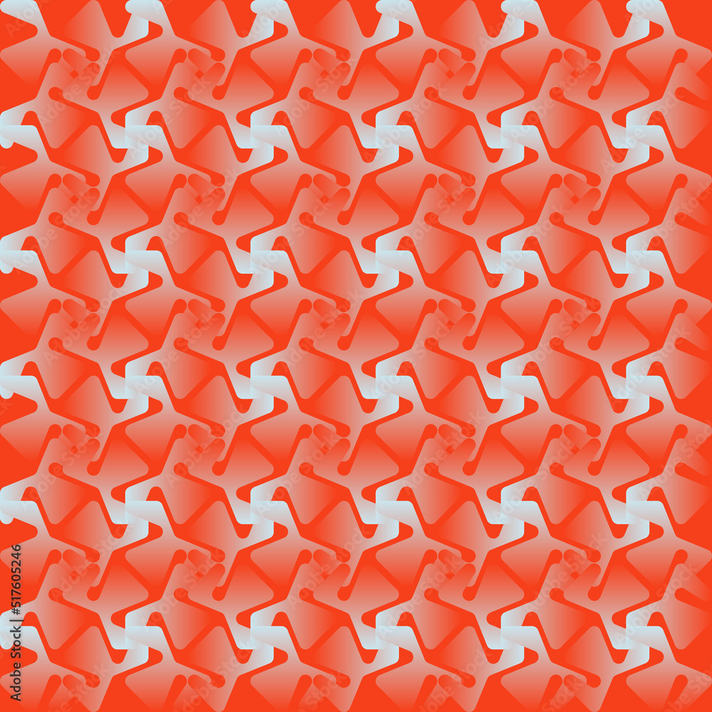 Poster bizarre gradient vector seamless pattern graphics with abstract geometric shapes and geometry forms