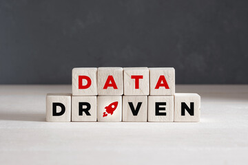 Data driven marketing concept. Big data or business analytics, personalized and contextual...