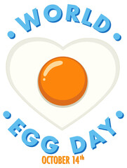 World Egg Day October 14 Banner Design