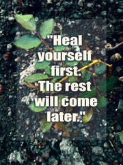 Inspirational and motivational Quote saying about life