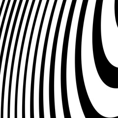 Abstract illustration of a black stripe pattern.hypnosis spiral.Black And White Spiral.seamless wave line pattern.Curved Stripes Abstract Stripes Stock.Abstract Black and White.