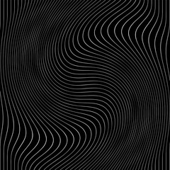 Abstract illustration of a black stripe pattern.hypnosis spiral.Black And White Spiral.seamless wave line pattern.Curved Stripes Abstract Stripes Stock.Abstract Black and White.