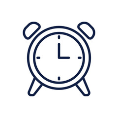 alarm clock line time building