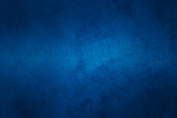 Cement wall background, dark blue gradient old wall pattern, blue abstract wall background, dark blue cement texture old wall pattern.