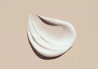 Poster cosmetic smears cream texture on pastel background   © Екатерина Клищевник
