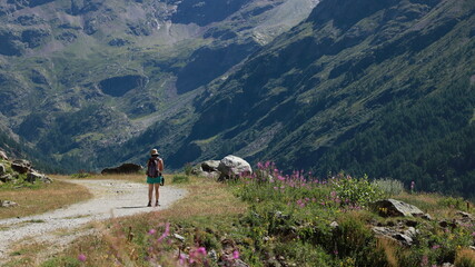 Obraz premium rando en val d'Aoste