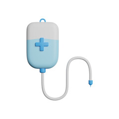 Infusion 3D Rendering Illustration Medical