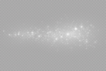 Snow and wind on a transparent background. Winter and snow.Vector