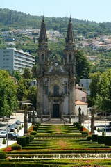 Igreja de Nossa Senhora da Consolação and Largo da Republica do Brasil  in Guimaraes, Norte - Portugal 