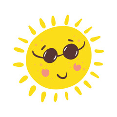 sun cartoon character