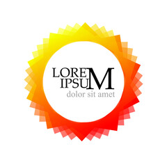 Weather Sun Emoji Symbol. Summer Vacations. Illustration Vector Design Art.