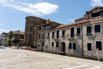 Fototapeta premium panorama with architectures of the city of venice
