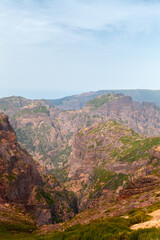 Mountain landscape of Madeira Island, Portugal