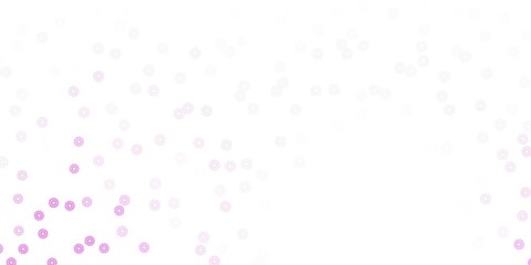 Light purple vector natural layout with flowers.