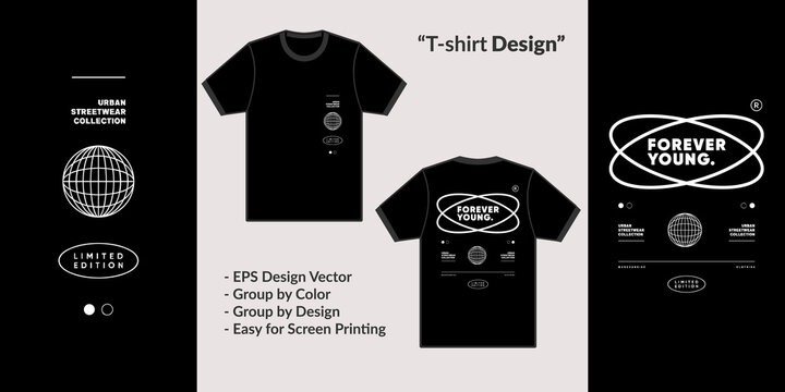 streetwear t-shirt designs bundle vector, urban street style