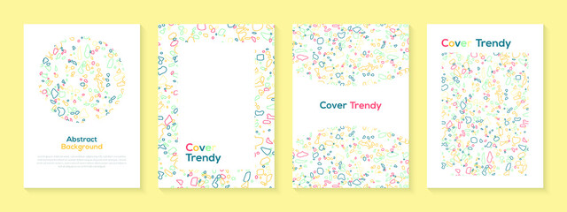 Fototapeta premium Social media banner template. Editable mockup for stories, post, blog, sale and promotion. Abstract modern coloured shapes,