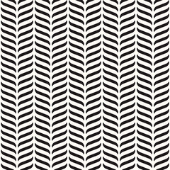 Vector Geometric Seamless Monochrome Pattern